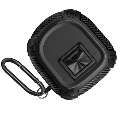 Black Shockproof Case Cover w/ Clip For Bose QuietComfort Earbuds II/Ultra qq