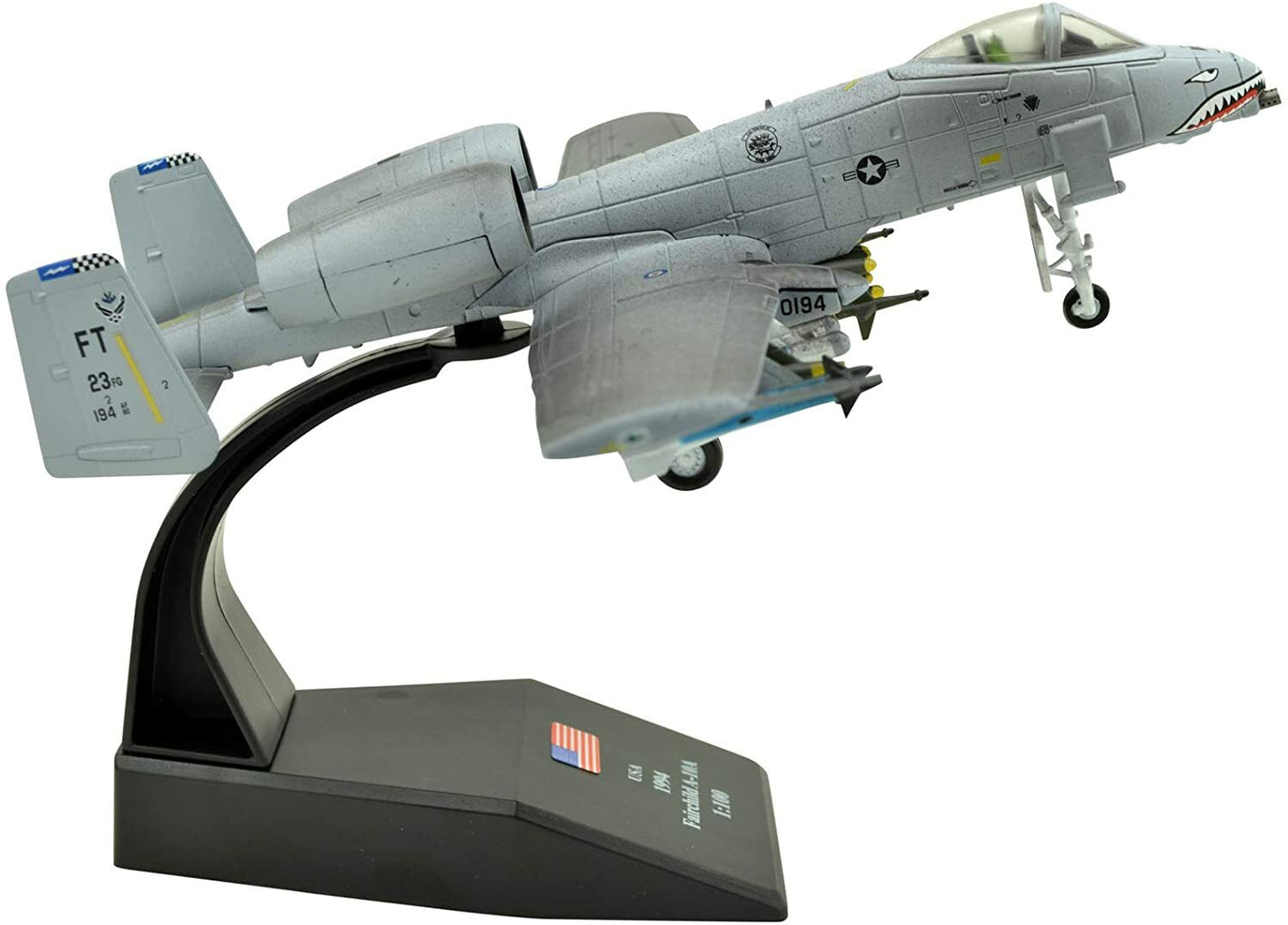 1:100 A-10 Thunderbolt II Ground Attack Aircraft Metal Plane Model,US Air Force