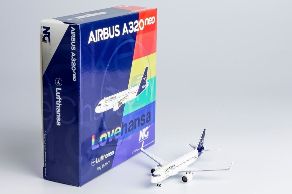 1:400 NG Model Lufthansa AIRBUS A320neo Passenger Plane Diecast Aircraft Model