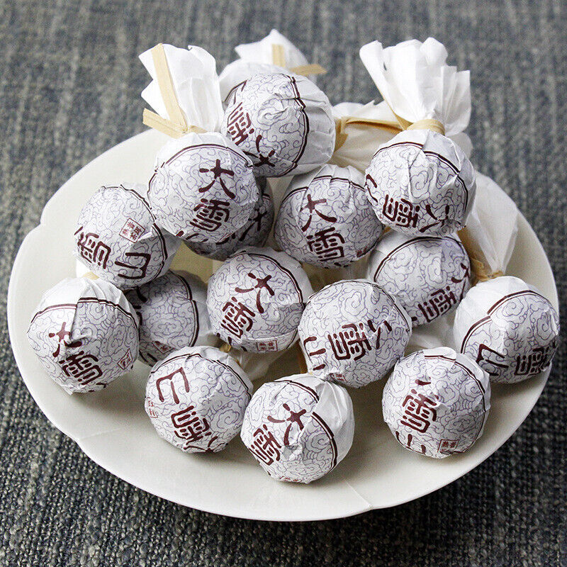 500g Yunnan Lincang Daxueshan Pu'er tea ripe tea ancient dragon pearl tea ripe