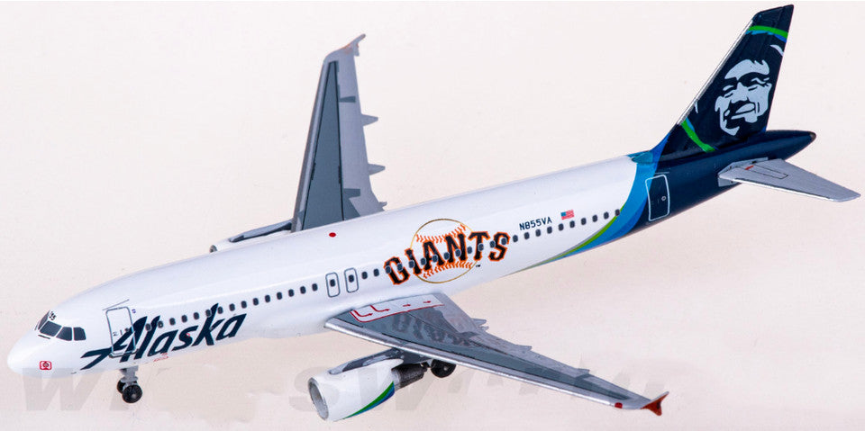 1:400 AeroClassics Alaska AIRBUS A320 Passenger Plane Diecast Aircraft Model