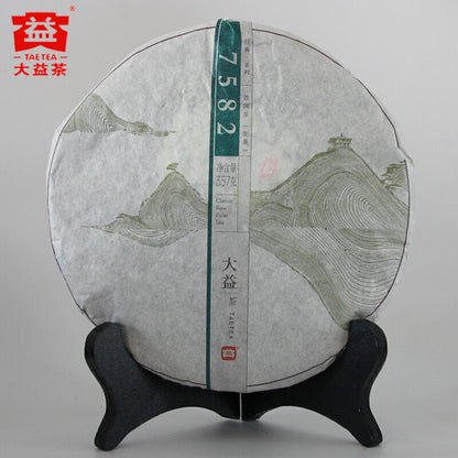 2014 Yunnan Menghai Dayi TAETEA 7582 Classic Raw Pu'er Tea Puerh Puer Tea 357g