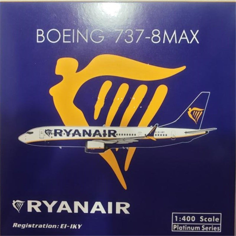 1:400 Phoenix Ryanair Boeing 737 MAX 8 Airplane Diecast Aircraft Plane Model