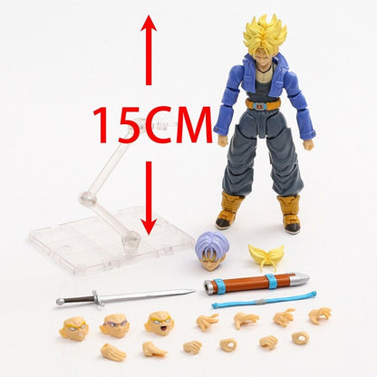 Dragon Ball Z Super Saiyan Trunks PVC Action Figure Model Statue SHF Anime Toy