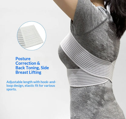 Women's Sports Chest Support Belt, Breathable Running Chest Bandage