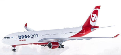 1:200 30CM JC Wings Airberlin OneWorld A330-200 Passenger Airplane Diecast Model