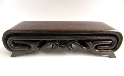 Small Iron Wood Stand for Netsuke or Curios or Bottles Decor