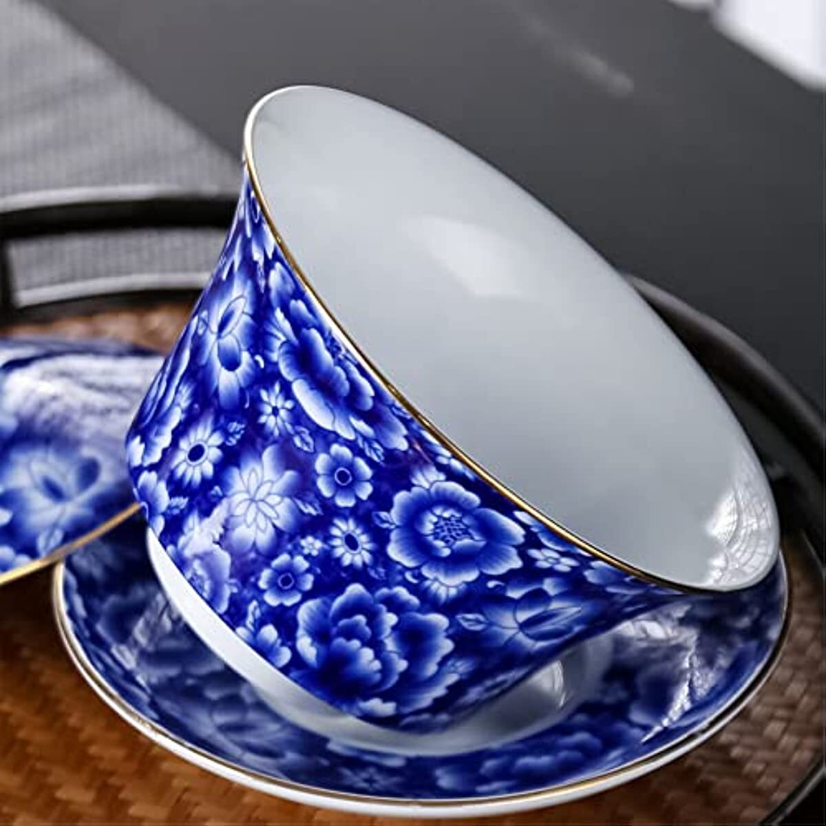 Chinese Traditional Teaware Handmade Enamel Painted Porcelain Tea Cup