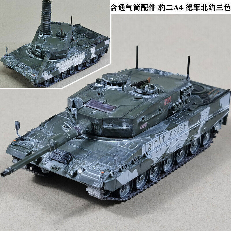 Panzerkampf 1/72 12226PF Norwegian Leopard 2A4 Tank NATO Tricolor Finished Model