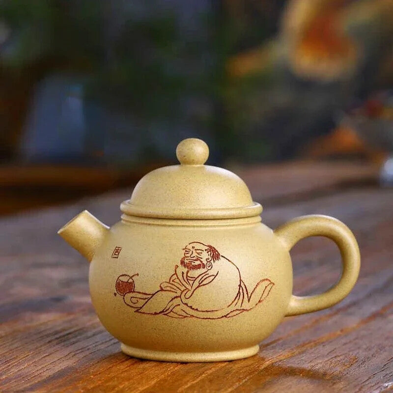 220ml Yixing Purple Clay Teapots Authentic Dahongpao Xishi Tea Pot Handmade
