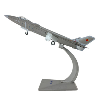 1:60 38CM Chinese J-20 Stealth Fighter Airplane Diecast Military Aircraft Model