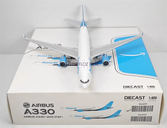 for JC Wings for Prime Air for Airbus A330-300P2F N4621K 1:400 Aircraft Model