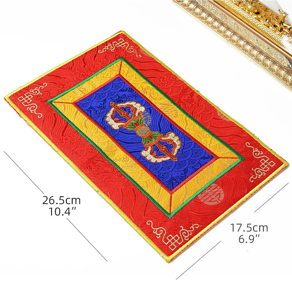 Table Mat Home Decoration Embroidery Tibetan Buddhist Tangka Woven Thermal