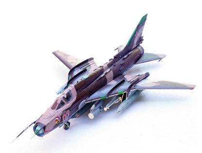 1:72 JC Wings Su-17M4 Afghan War, Bagram Airfield Fighter Diecast Boomber Model