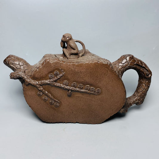 Chinese Yixing Purple Clay Teapot Tea Set Pot Zisha Ceramic Cute Decor Figurine