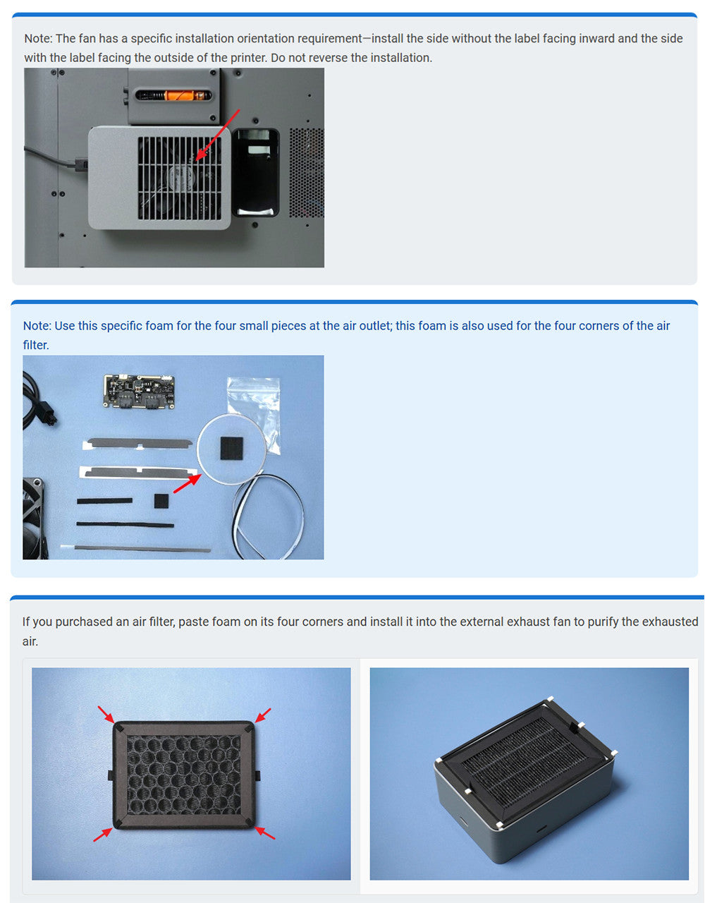 Original Bambu Lab External Exhaust Fan Kit for Bambu Lab P2S 3D Printers