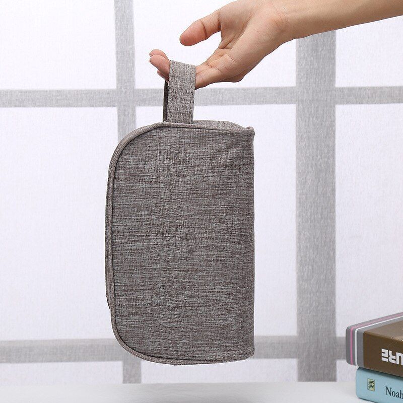 Large Washing Bag Waterproof Makeup Bag Travel Cosmetic Bag Organizer Toiletry - Thumbnail 3