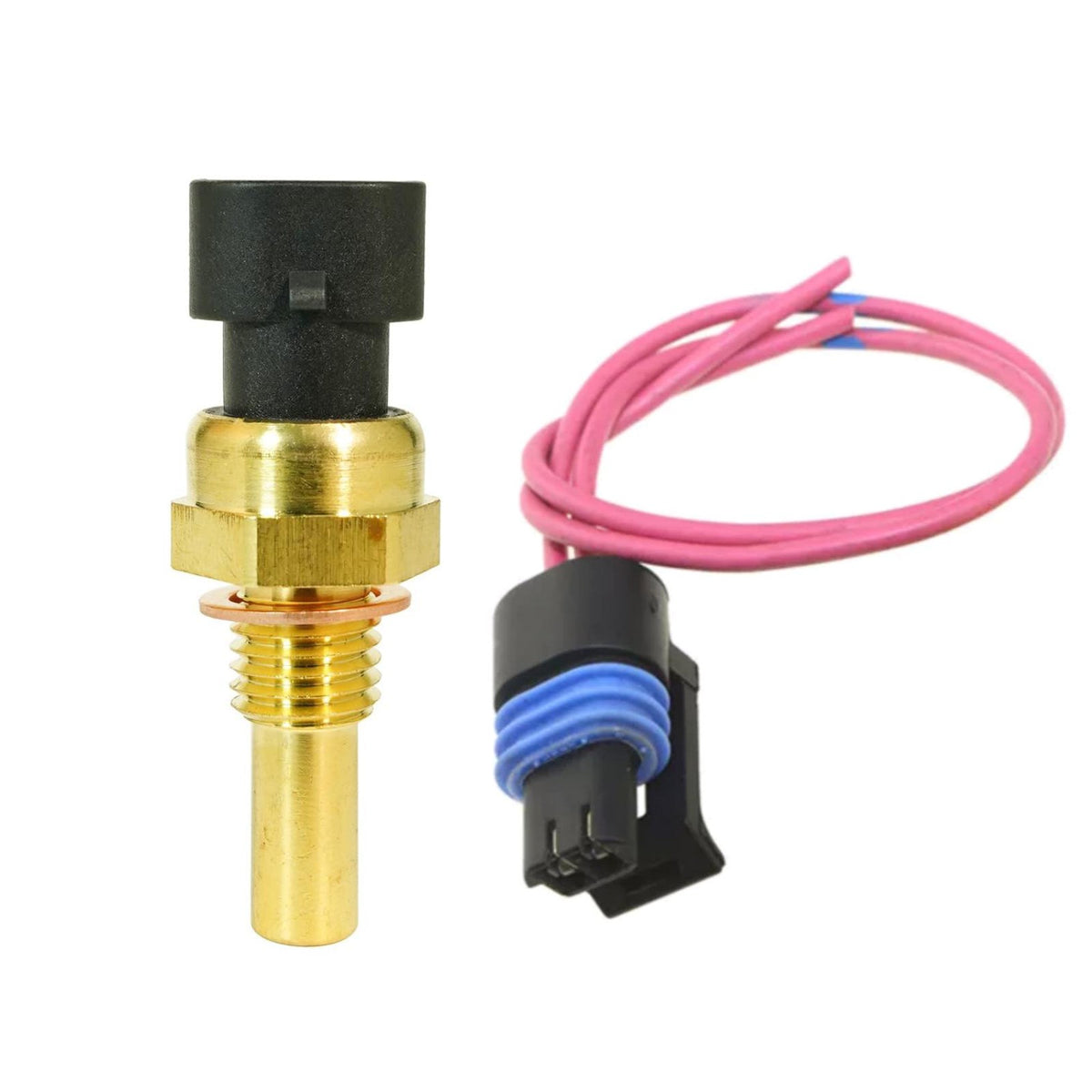 19236568 1PC Engine Coolant Temperature Sensor w Pigtail for GMC Sierra Yukon