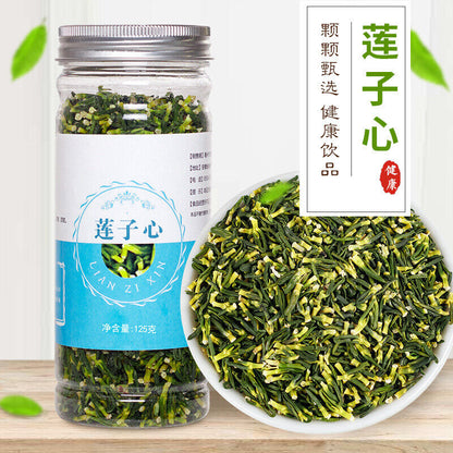 New Stock Lotus Seed Core Lotus Heart Tea Agricultural Products Herbal Tea 125g