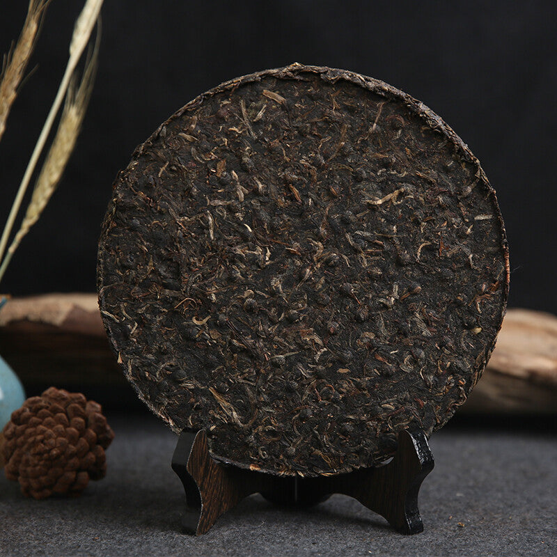 2007 Year 357g Yunnan Nanqiao Raw Iron Cake Chinese Puer Pu'er Puerh Tea Shen
