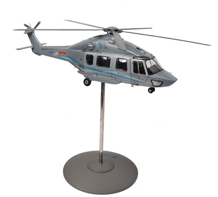 1:32 45CM China Z-15 Civil Helicopter Airplane Diecast Military Aircraft Model