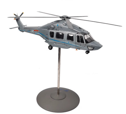 1:32 45CM China Z-15 Civil Helicopter Airplane Diecast Military Aircraft Model