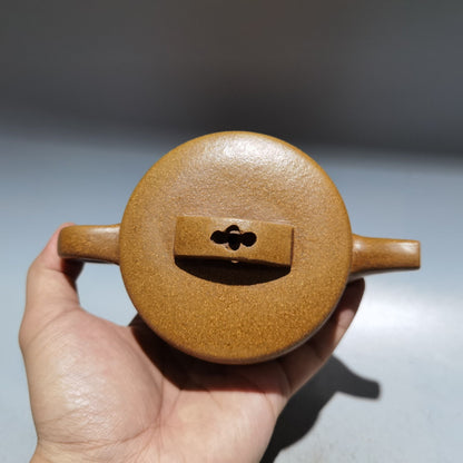 Chinese Yixing Zisha Clay Handmade Exquisite Teapot（汉瓦套 低款：浙甯玉成窑）