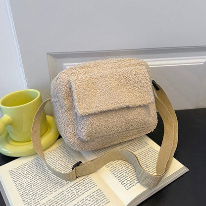 Shoulder Bag Vintage Wool Small Chain Crossbody Bag Traveling Shopping S/M/L 1PC