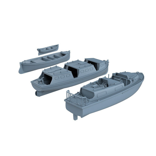 LYCG350374 1/350 Model Upgrade Part Royal Navy Life Boats 4 Styles 2 sets Type A