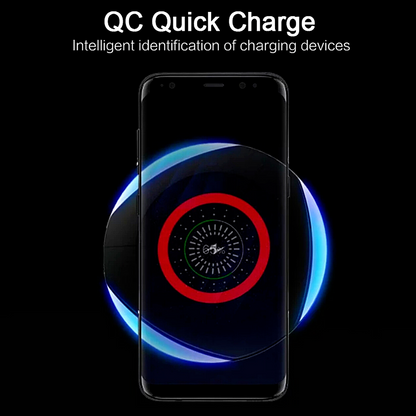 Muelle de Carga Rapida Inalámbrica Cargador LED para la carga de Teléfono Cell