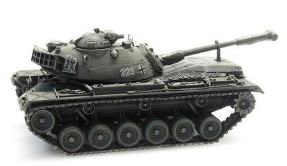 ARTITEC BRD M48 A2 Yellow olive rail transport BW 1/87 FINISHED MODEL TANK