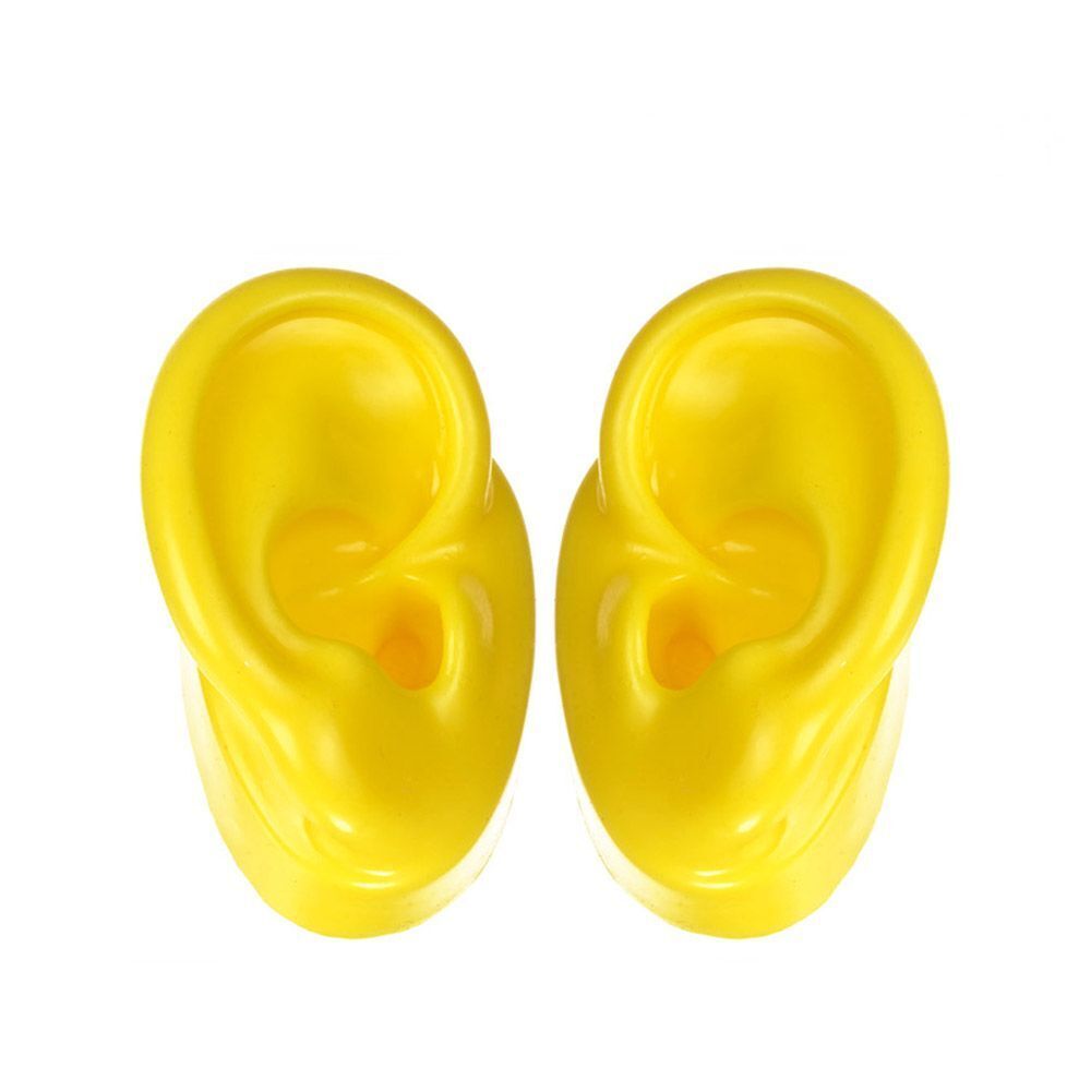 Ear Model 1 Pair Silicone Colorful Demo For Hearing Aids Display Educational Kit