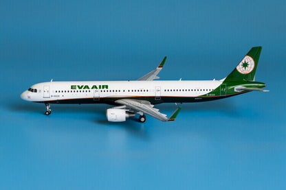 1:200 JC Wings EVA AIR AIRBUS A321 Passenger Airplane Diecast Aircraft Model