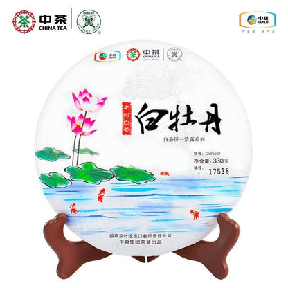 Butterfly Brand CHINATEA Old Tree White Peony White Tea Cake Bai Mu Dan 330g