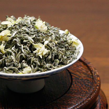 Sichuan Bi Tan Pian XueTea Chinese Jasmine Flower Tea Bud Jasmine Green Tea-