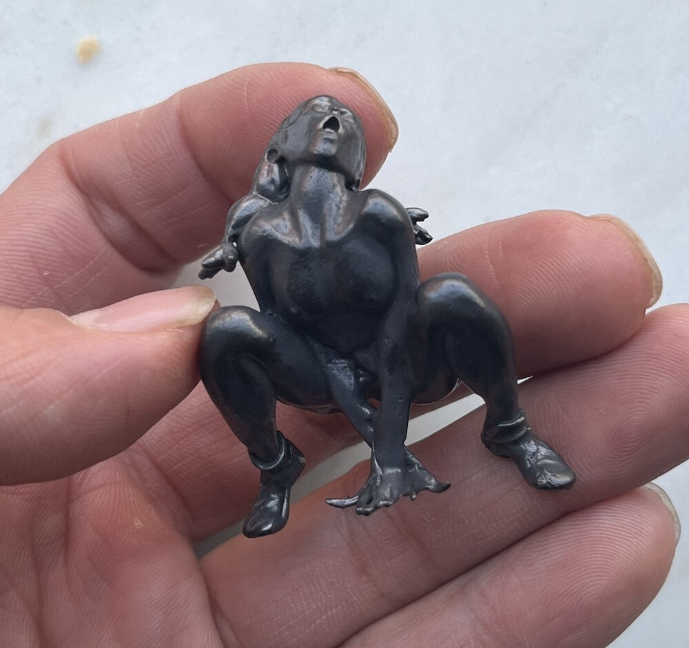 Art Brass Girl Statue Art Beauty Model Figurine Decor Artwork