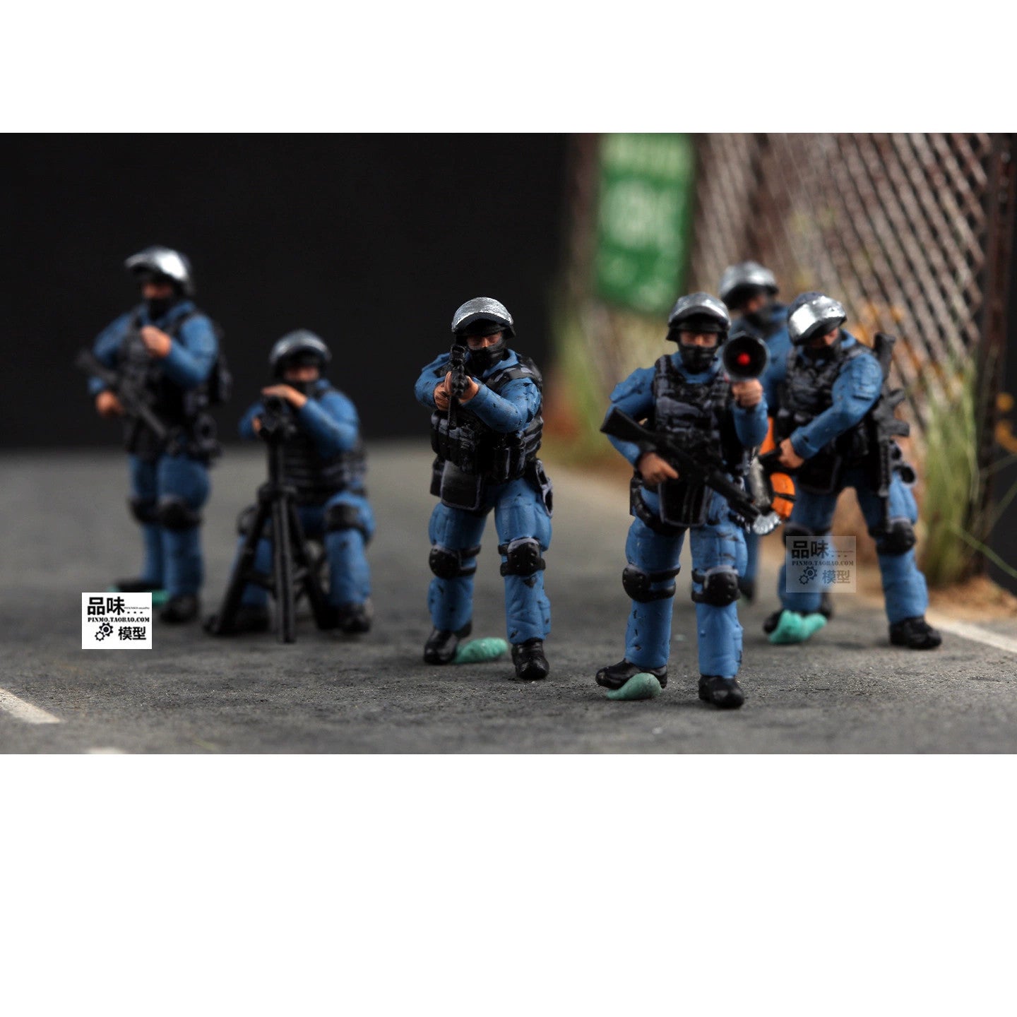 Homemade/72 SWAT Special Forces Breach Demolition Team 6-Persons Finished Model