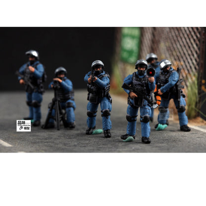 Homemade/72 SWAT Special Forces Breach Demolition Team 6-Persons Finished Model