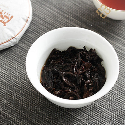 100g Ripe Pu'er Square Brick 2020 Yunnan Fermented Tea Factory