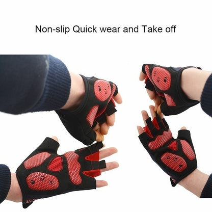 Cycling Glove Men Women Anti-sweat Shockproof Gel Half Finger Mountain Road Bike