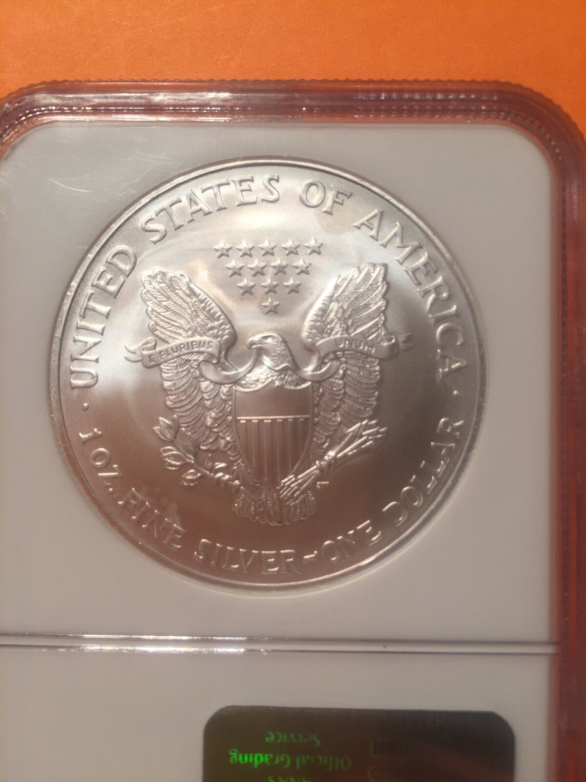 2003 American Silver Eagle ASE Coin 1oz NGC MS69 Old Holder Money 美国鹰洋银币 MS-69