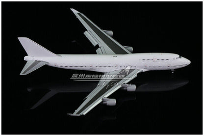 1:400 JC Wings BOEING 747-400 Passenger Blank Airplane Flap Down Diecast Model