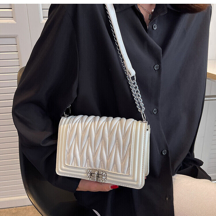 Chain Handle Shoulder Messenger Bags for Woman Square Bag