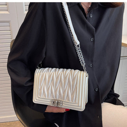 Chain Handle Shoulder Messenger Bags for Woman Square Bag