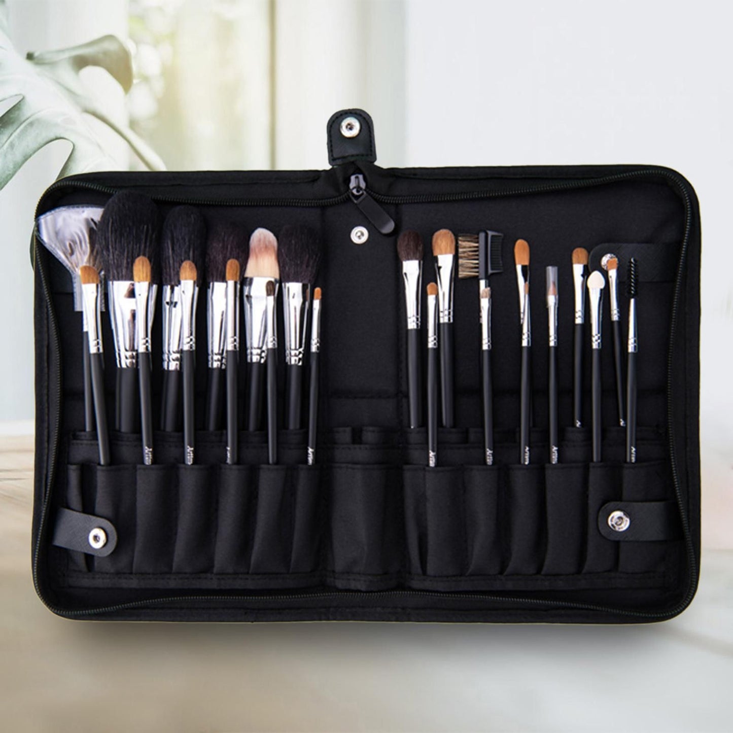 Professional Makeup Brush Case Carrying Bag Makeup Brushes Organizer 18*27*4.5cm