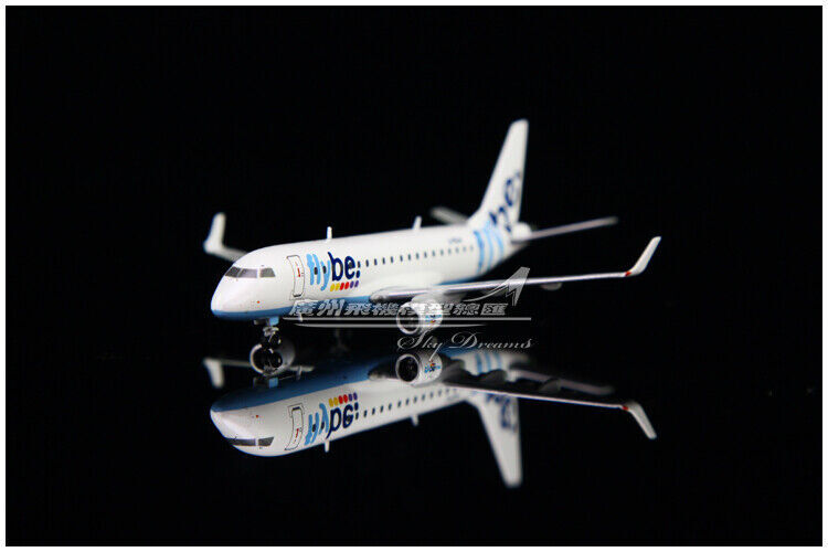 1:400 JC Wings Flybe Embraer ERJ 170-200STD Airplane Diecast Aircraft Model