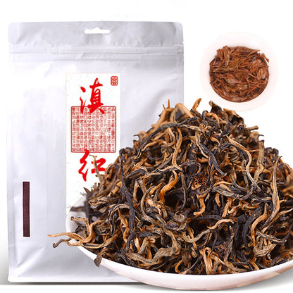 Yunnan Dian Hong Gong Fu Red Tea Chinese Black Tea Mao Feng Beauty Health Tea