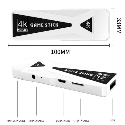 2026 New Upgraded GT68 Retro Handheld Game Console, 128GB Mini Video Game