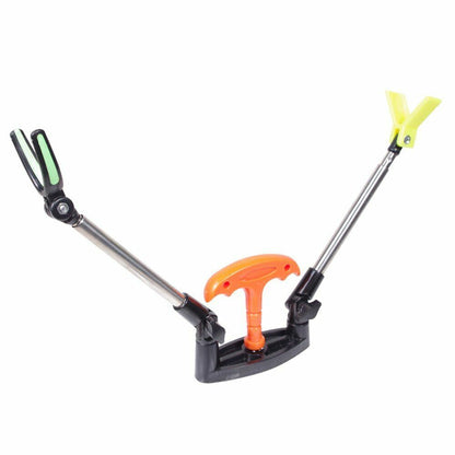 Fishing Rod Adjustable Retractable Carp Pod Stand Holder Stand Tackle Accessory