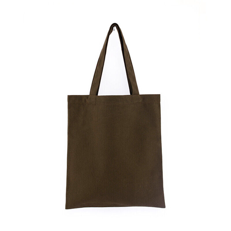 Solid Color Canvas Bags Shopping StorageBags Tote Bag Eco-friendly Shopping Bags